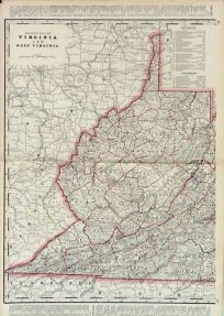 Western half of Virginia and West Virginia