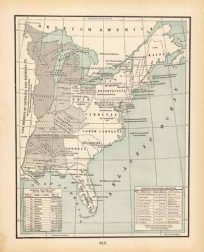 Map of United States Territorial Expansion from 1791 to 1845