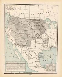 Map of United States Territorial Expansion from 1845 to 1861