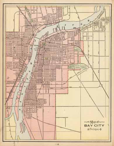 Map of Bay City