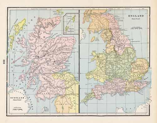 England and Scotland during the Saxon Period