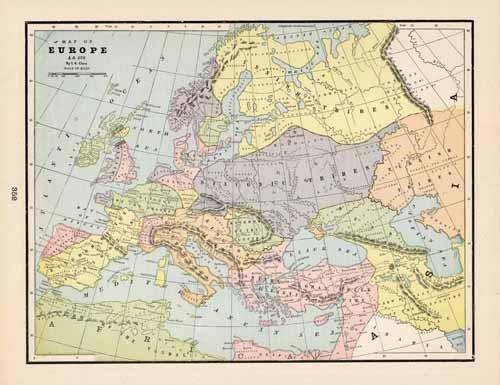 Europe A.D. 500 Europe A.D. 500