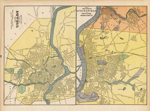 Map of the City of Lowell