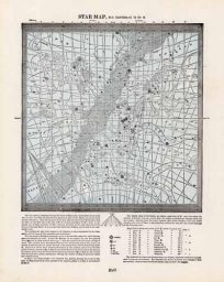 Star Map Equatorial 45 to 135 W.