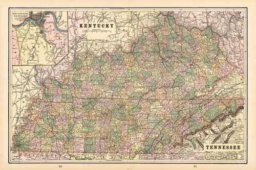 Kentucky and Tennessee