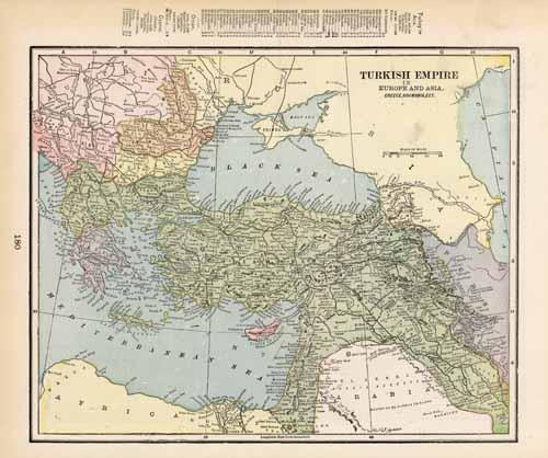 Turkish Empire in Europe & Asia