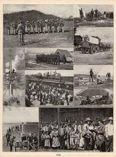 At Drill Charge Bayonets!. Moving South. Corporals Guard