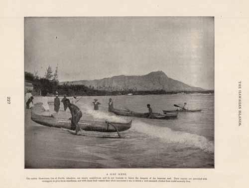 A Surf Scene (The Hawaiian Islands)