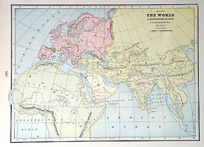 Map of The World as Known to the Ancients
