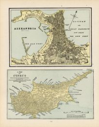 Alexandria (Egypt) / A Map of Cyprus