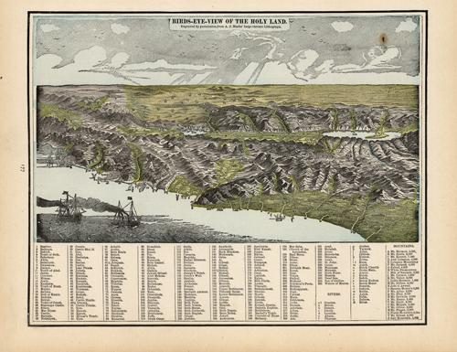 Birds-Eye-View of the Holy Land