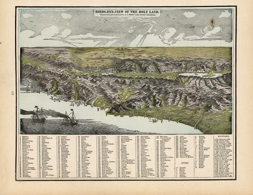 Birds-Eye-View of the Holy Land