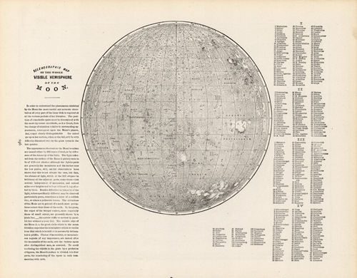 Balenographic Map of the Whole Visible Hemisphere of the Moon