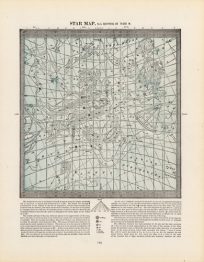 Star Map. No. 3. Equatorial 135 to 225 W.