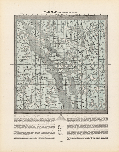 Star Map. No. 4. Equatorial 235 to 315 W.