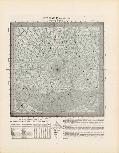 Star Map. No. 5. North Polar Star Map. No. 5. North Polar