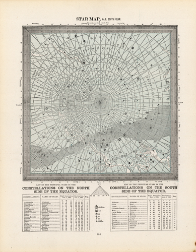 Star Map. No. 6. South Polar