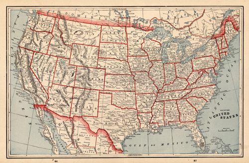 Map of the United States Map of the United States