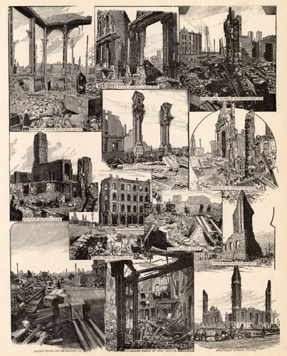 Ruins of Fifth National Bank