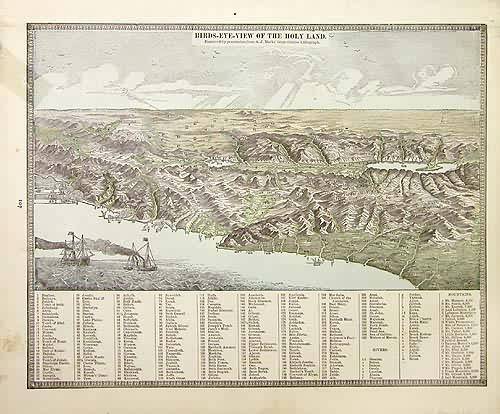 Birds-Eye View of the Holy Land