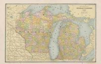 Michigan and Wisconsin