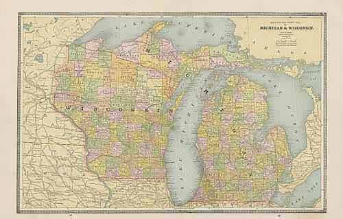 Michigan and Wisconsin