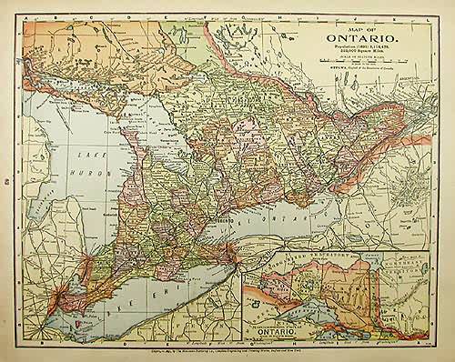 Map of Ontario