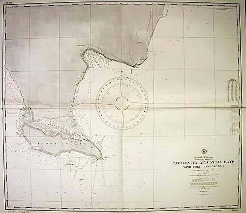 Catalina and Yuma Bays with their approaches