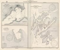 Chile - Plans of Canals and Anchorages - Seno Lynch and Puerto Estanislao