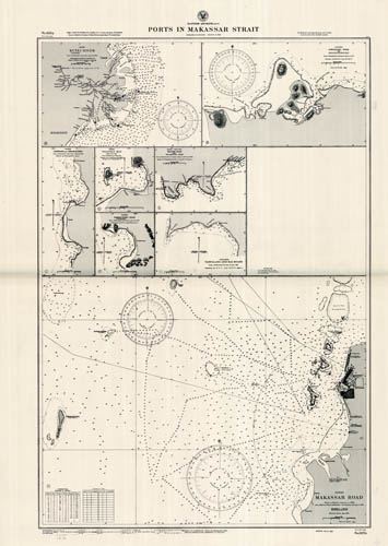 Borneo / Indonesia - Ports in Makassar Strait - Kutei (Mahakam) River