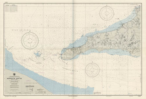 Venezuela / Trinidad & Tobago - South Entrance to Gulf of Paria - Serpents Mouth (Boca de la Sierpe) Venezuela / Trinidad & Tobago - South Entrance to Gulf of Paria - Serpents Mouth (Boca de la Sierpe)