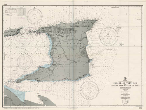 West Indies - Trinidad & Tobago - Island of Trinidad and Eastern part of Gulf of Paria West Indies - Trinidad & Tobago - Island of Trinidad and Eastern part of Gulf of Paria