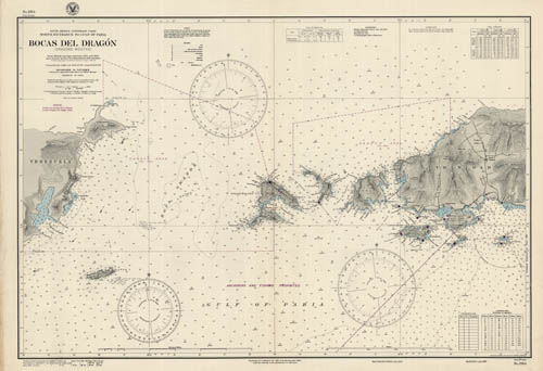 Venezuela - Trinidad & Tobago - North Entrance to Gulf of Paria - Bocas del Dragon (Dragons Mouth)' Venezuela - Trinidad & Tobago - North Entrance to Gulf of Paria - Bocas del Dragon (Dragons Mouth)'