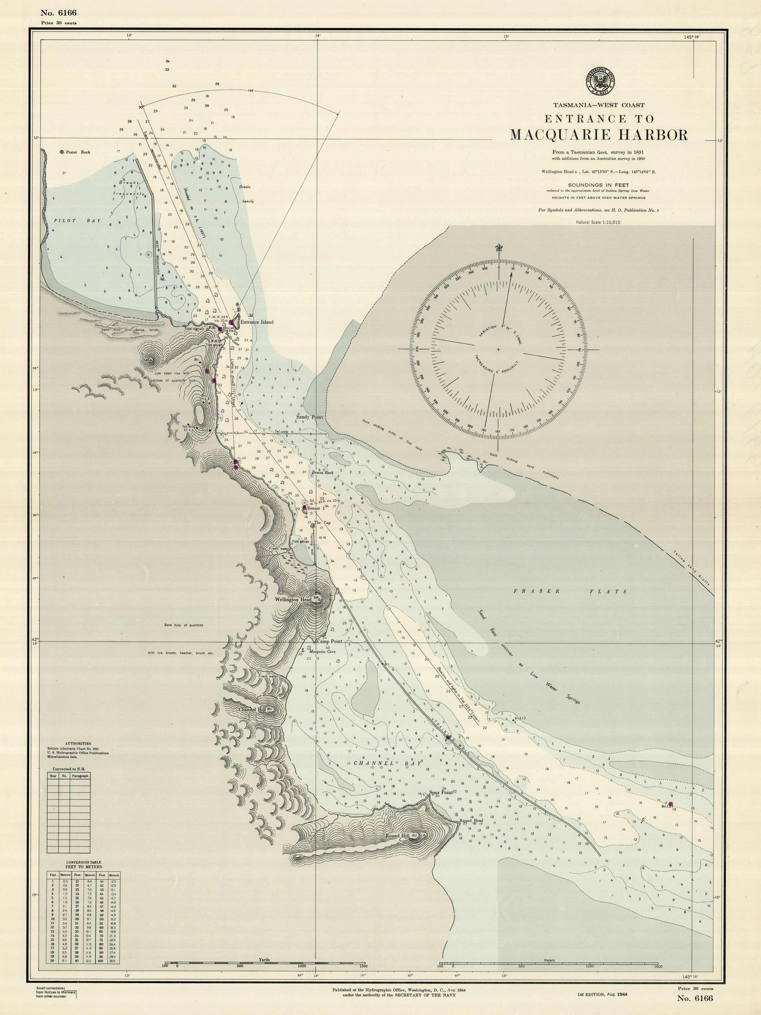 Australia - Tasmania - West Coast - Entrance to Macquarie Harbor