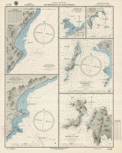 Australia - South Coast - Anchorages in Bass Strait (Louttit Bay
