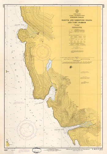 United States - Alaska - Southeast Coast - Stephens Passage - Slocum and Limestone Inlets and Taku Harbor