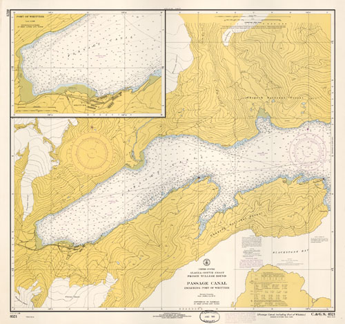 United States - Alaska - South Coast - Prince William Sound - Passage Canal including Port of Whittier chugach United States - Alaska - South Coast - Prince William Sound - Passage Canal including Port of Whittier chugach