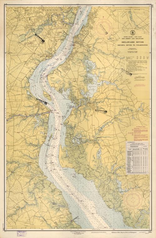 United States - East Coast - New Jersey and Delaware - Delaware River - Smyrna River to Wilmington