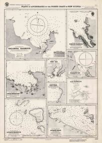 Plans and Anchorages on the North Coast of New Guinea (Papua New Guinea)