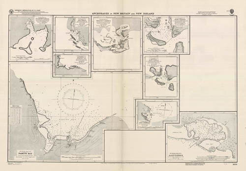 New Britain and New Ireland - Anchorages in New Britain and New Ireland - Nabuto Bay - Fulleborn Harbour - Mowe Harbour - Jacquinot Bay - Thilenius Harbour - Arawe Harbour - Iboke Anchorage - Kalili Harbor