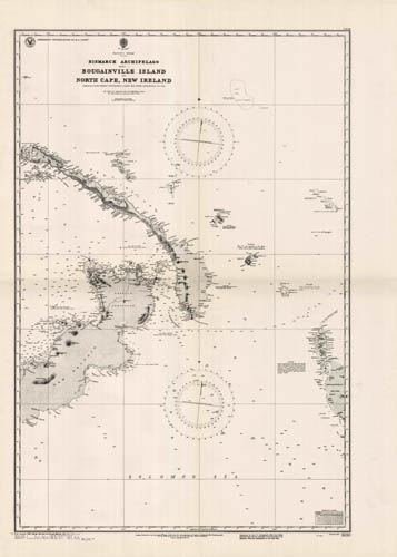 Pacific Ocean - Bismarck Archipelago - Bougainville Island to North Cape