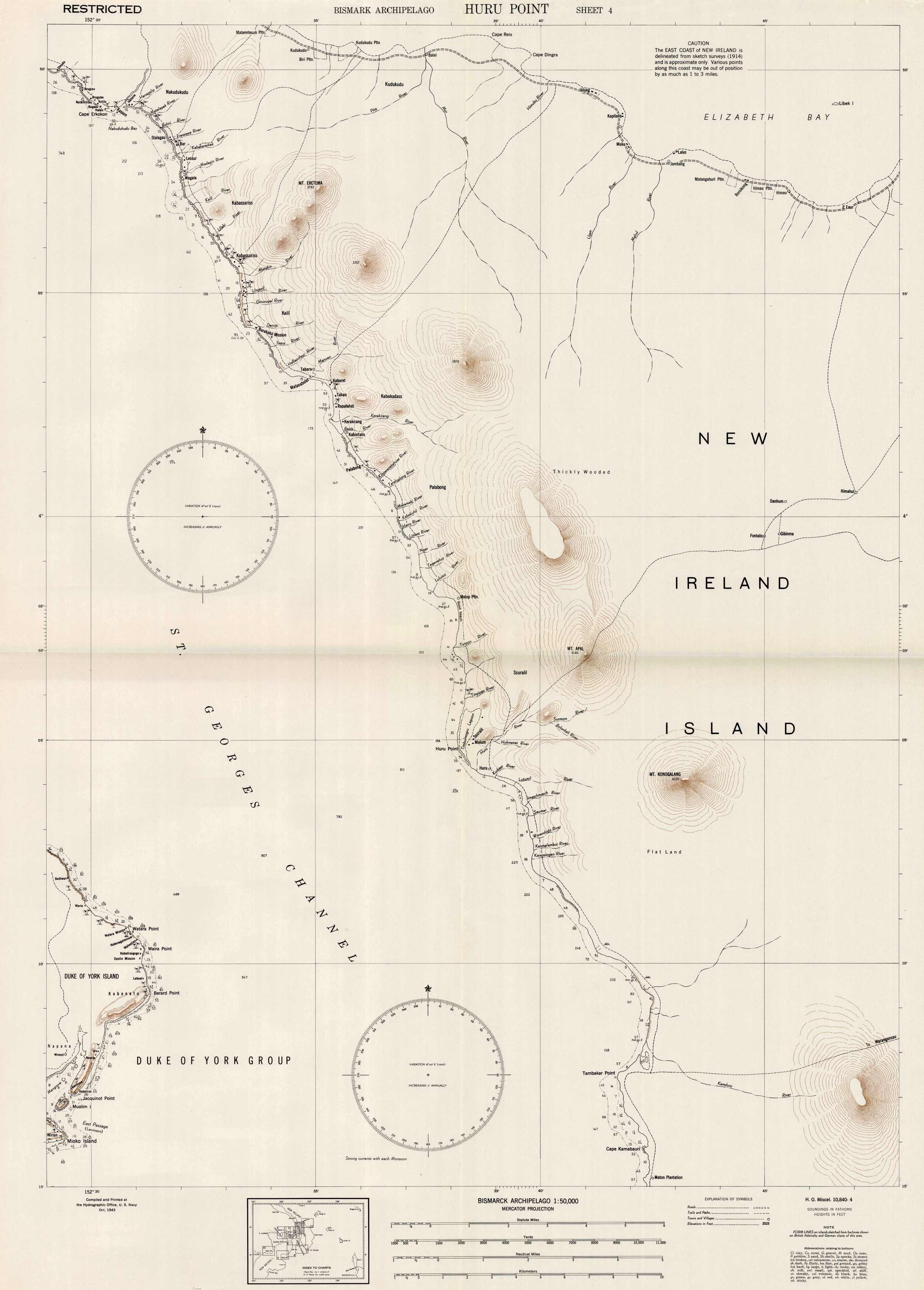 Bismarck Archipelago - Huru Point - Sheet 4