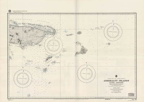 South West Pacific Ocean - Bismarck Archipelago - Admiralty Islands - Eastern Approaches