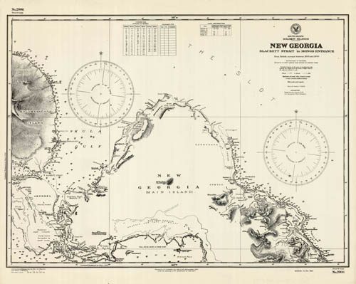 South Pacific - Solomon Islands - New Georgia - Blackett Strait to Mongo Entrance