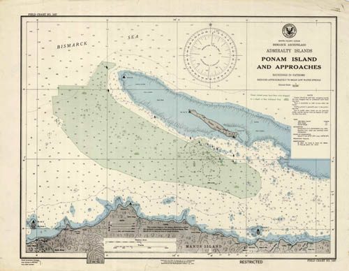 South Pacific Ocean - Bismarck Archipelago - Admiralty Islands - Ponam Island and Approaches