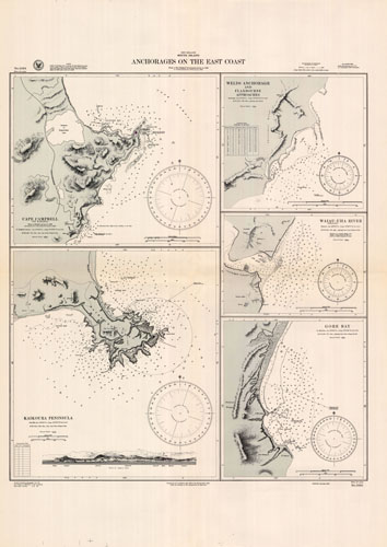 New Zealand - Anchorages on the East Coast (South Island)