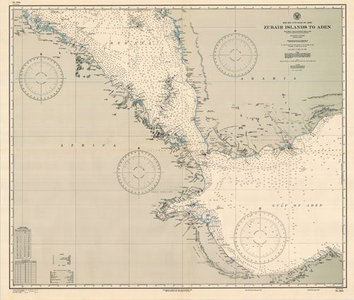 Gulf of Aden and Red Sea - Zubair Islands to Aden