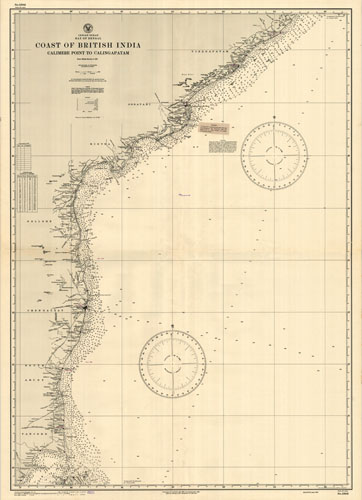 India - Bay of Bengal - Coast of British India - Calimere Point to Calingpatam