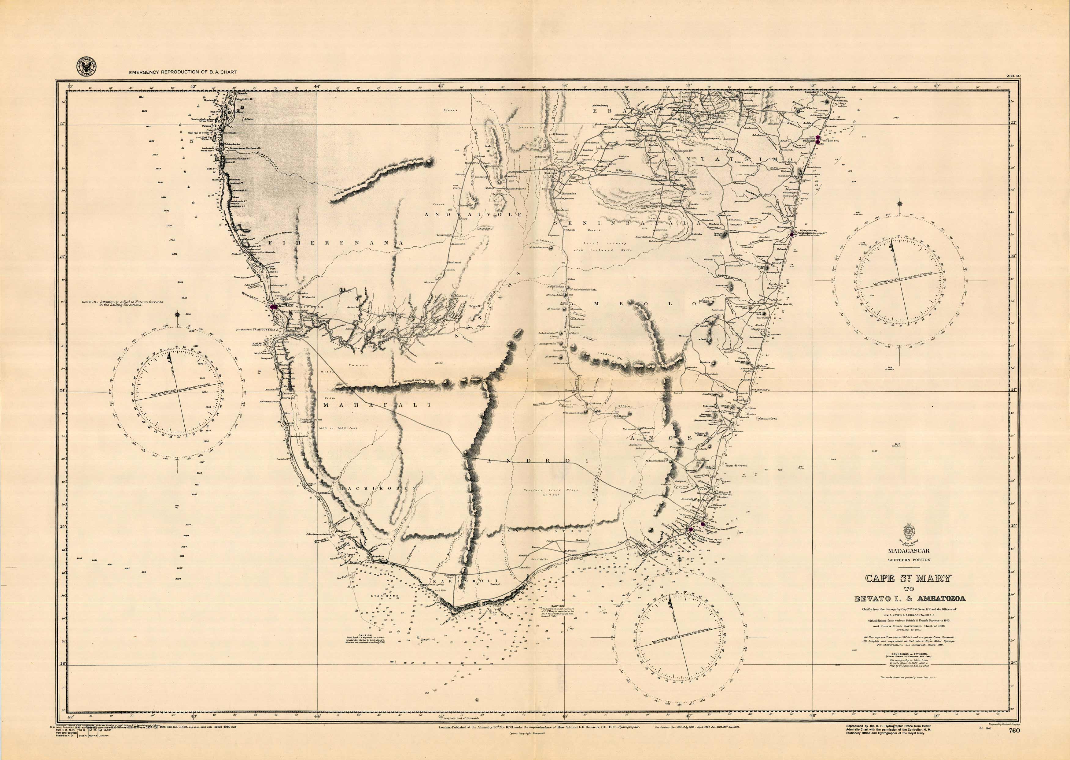 Madagascar - Cape St. Mary to Bevato Island and Ambatozoa Madagascar - Cape St. Mary to Bevato Island and Ambatozoa