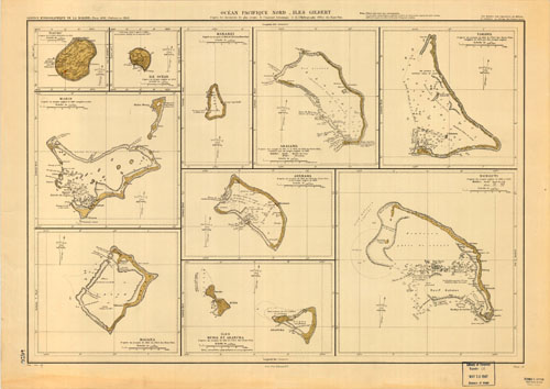 Ocean Pacifique Nord (North Pacific Ocean) - Iles Gilbert (Gilbert Islands - Republic of Kiribati) - Nauru - Ile Ocean - Makin - Maiana - Marakei - Abemama - Iles Kuria et Aranuka - Abaiang - Tarawa - Nonouti Ocean Pacifique Nord (North Pacific Ocean) - Iles Gilbert (Gilbert Islands - Republic of Kiribati) - Nauru - Ile Ocean - Makin - Maiana - Marakei - Abemama - Iles Kuria et Aranuka - Abaiang - Tarawa - Nonouti